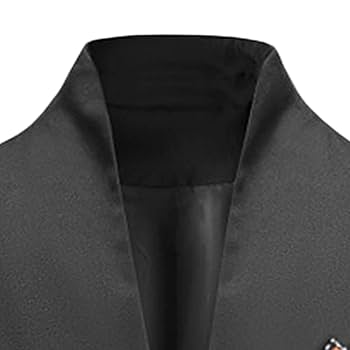 Men's Casual 3 Button Suit Jacket Vintage Stand Collar